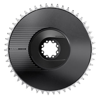 SRAM CHAIN RING ROAD 46T DM X-SYNC 6.5MM OFFSET - BLACK/SILVER (RED E1) Including 8 chainring bolts
