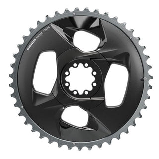 SRAM CHAIN RING ROAD 43T 94BCD 2X12 FORCE WIDE POLAR GREY WITH COVER PLATE