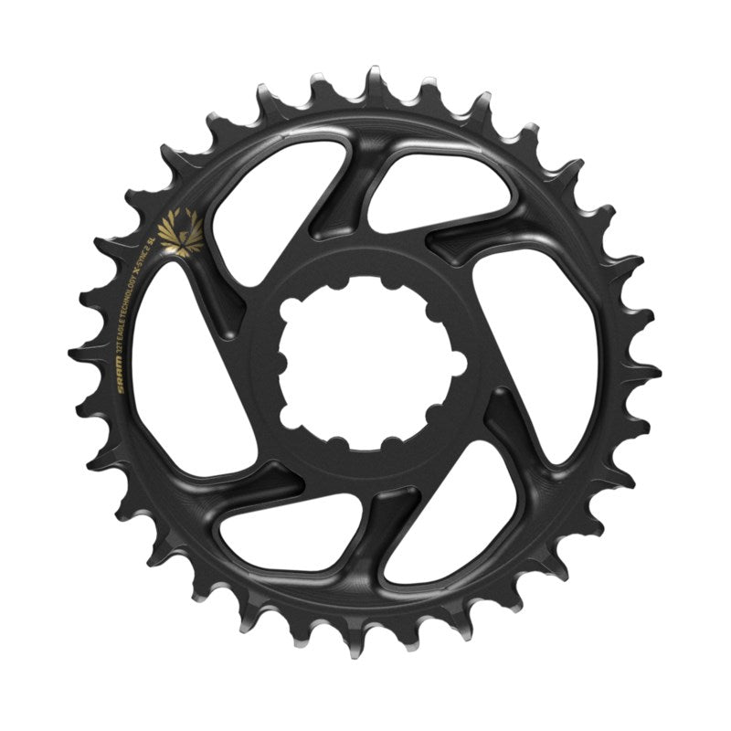 SRAM Chain Ring X-SYNC 2 30T DM 6mm Offset Alum Eagle Gold