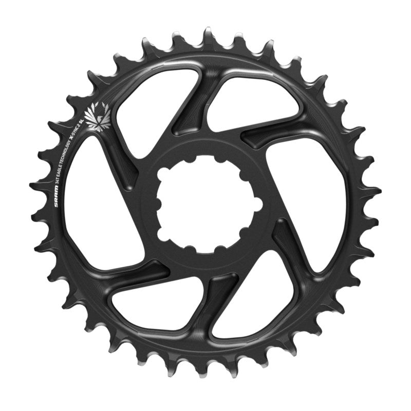 SRAM Chain Ring X-SYNC 2 Oval 34T DM 6mm Offset Alum Eagle Black