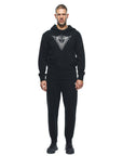Dainese Casual Logo Hoodie - Black/White