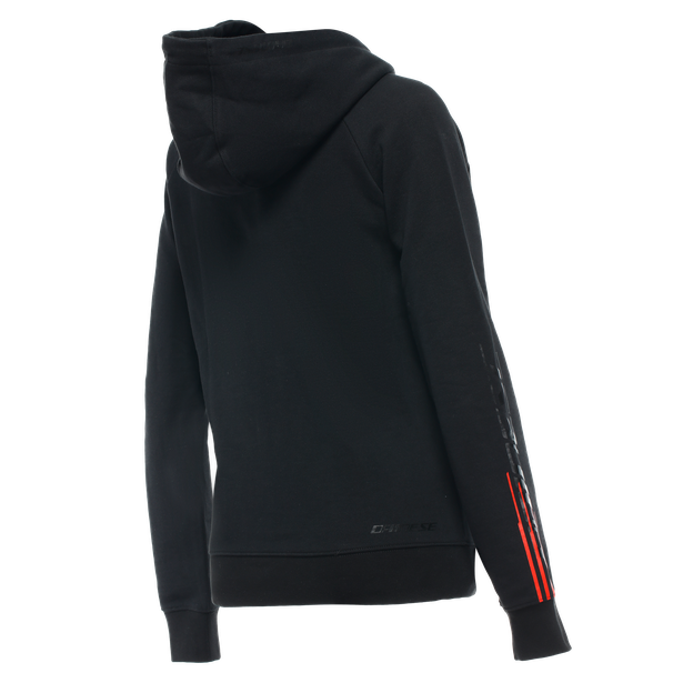 Dainese Casual Logo Lady Hoodie - Black/Black
