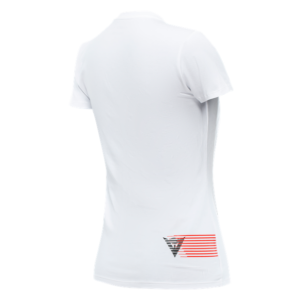 Dainese Casual Logo Lady T-Shirt - White/Black