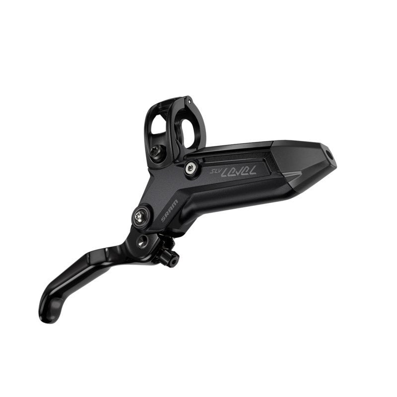 SRAM Disc Brake Level Silver Stealth 4 Piston -  Aluminum Lever - Stainless Hardware - Reach Adj - Black Ano Front 950mm Hose (includes MMX Clamp - Rotor/Bracket sold separately) C1