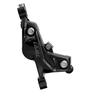 SRAM Disc Brake Level Silver Stealth 4 Piston -  Aluminum Lever - Stainless Hardware - Reach Adj - Black Ano Front 950mm Hose (includes MMX Clamp - Rotor/Bracket sold separately) C1