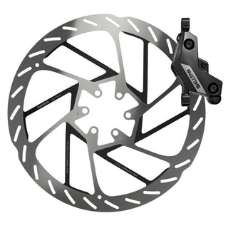 SRAM Disc Brake Motive Silver - Black Ano - Bearing Lever -Tool Free Reach - Bleeding Edge - Front/Rear - 2000mm Hose (includes MMX Clamp - Rotor/Bracket sold separately) A1