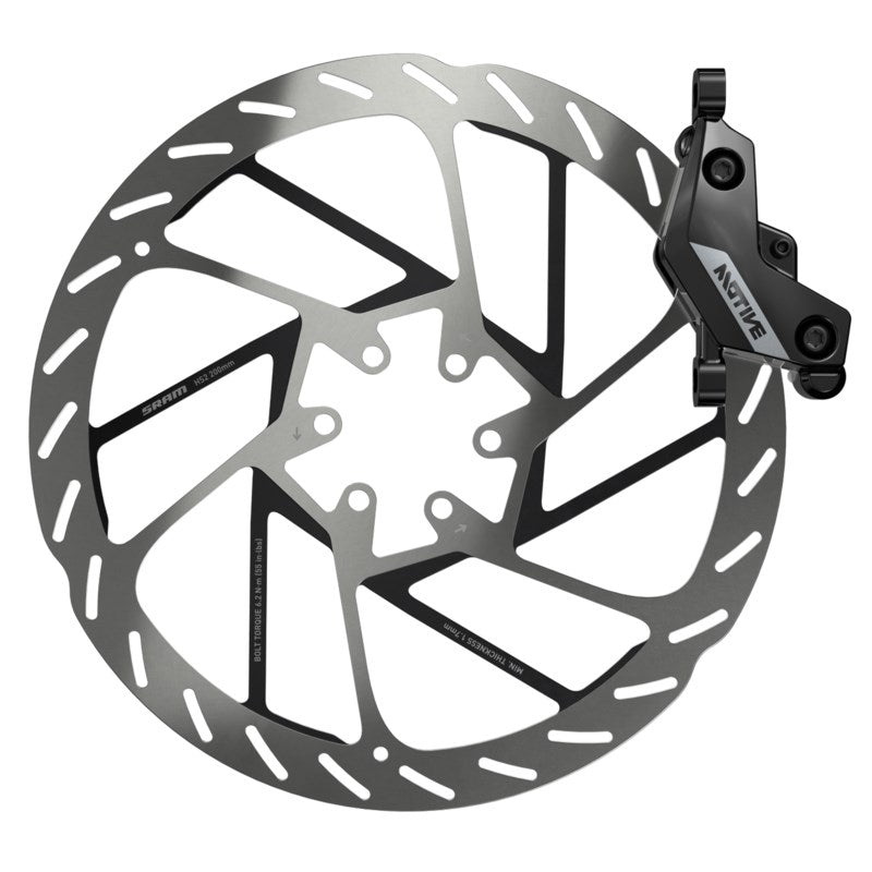 SRAM Disc Brake Motive Silver - Black Ano - Bearing Lever -Tool Free Reach - Bleeding Edge - Front - 950mm Hose (includes MMX Clamp - Rotor/Bracket sold separately) A1