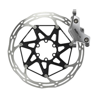 SRAM Disc Brake Motive Ultimate - Clear Ano - Bearing Carbon Lever -Tool Free Reach - Bleeding Edge - Front - 950mm Hose (includes MMX Clamp - Rotor/Bracket sold separately) A1