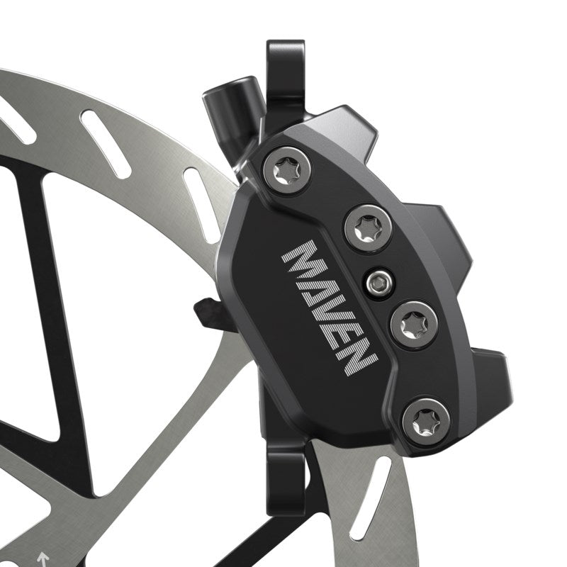 SRAM Disc Brake Maven Base - Aluminum Lever - Stainless Hardware - Reach Adj - Diffusion Black - Front/Rear - 2000mm Hose (includes MMX Clamp -20P-2 Bracket -Bleeding Edge Tool) A1