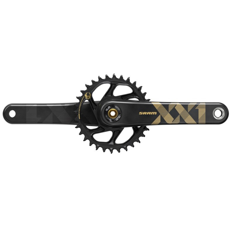 SRAM Crank XX1 Eagle Fat Bike 4" DUB 12s 170 w DM 30t X-SYNC 2 Chainring Black (DUB Cups/Bearings Not Included)