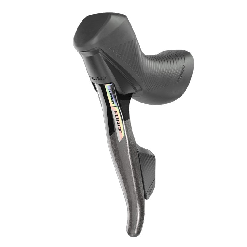 SRAM Shift/Hydraulic Disc Brake Force AXS D2 Stealthamajig connected - Unicorn Grey w/Laser Foil - Rear Brake/Right Shift 2000mm w/ Flat Mount 20mm SS Hardware (Rotor sold separately)
