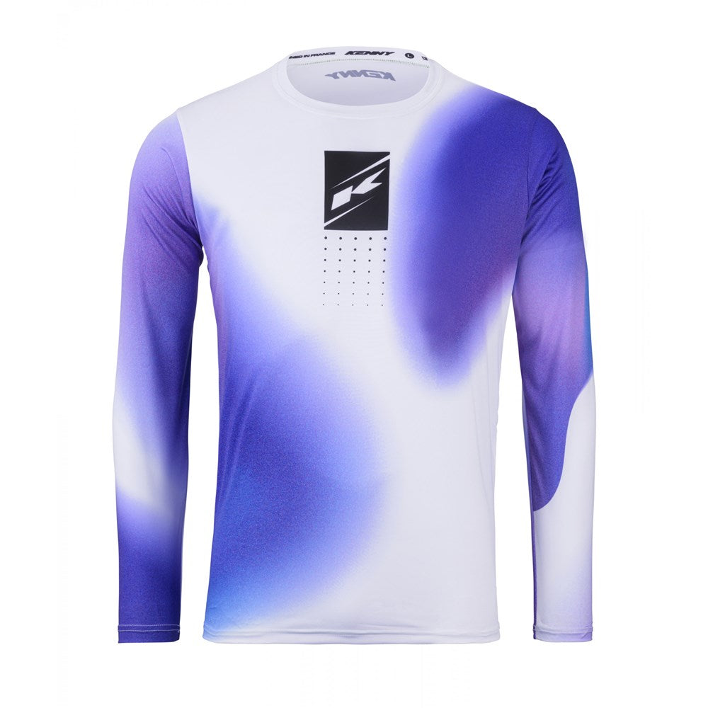 Kenny Racing Elite Long Sleeves Jersey - White Dye