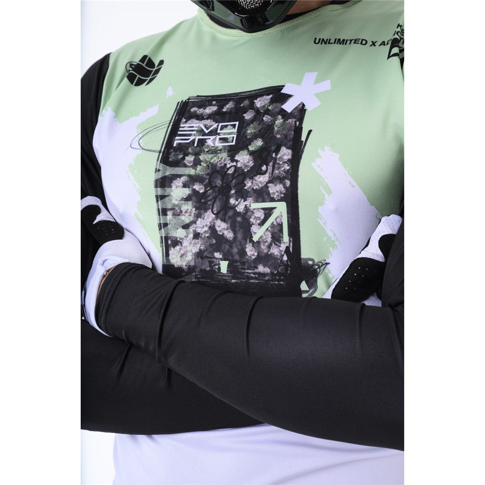 Kenny Evo Pro Racing Long Sleeves Jersey - Green White