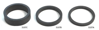 Plastic Spacer 29 x 35 x 3mm Black 1-1/8"
