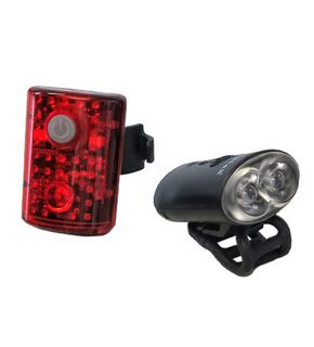 Chaptah Twin Pack Front &amp; Rear Light