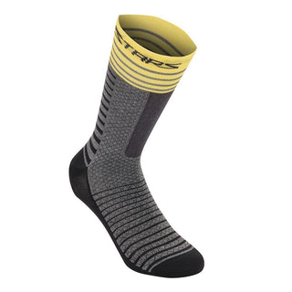 Alpinestars Drop Socks Grey/Yellow