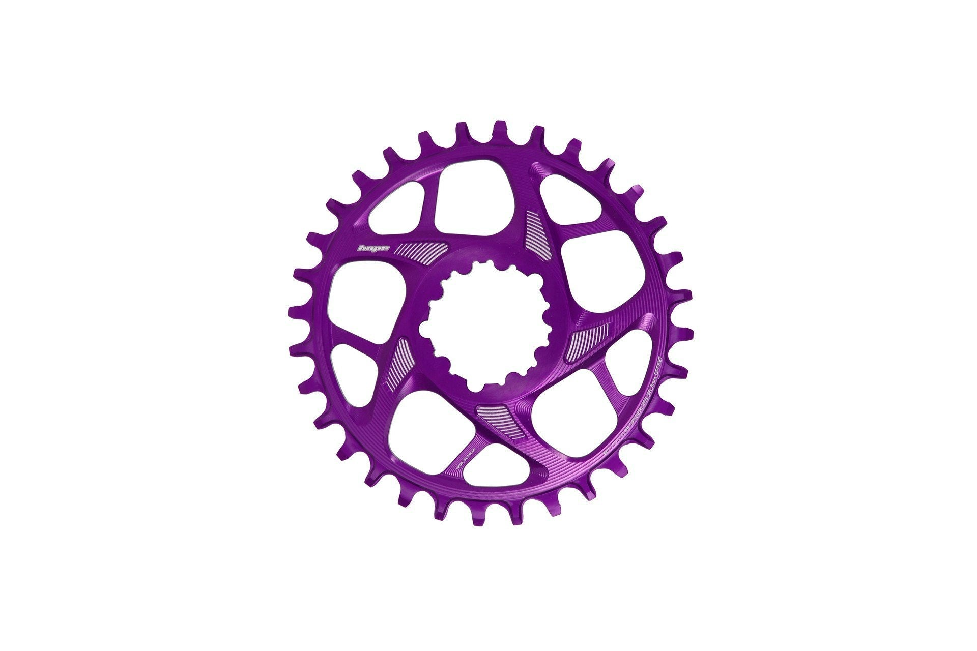 Hope R22 Spiderless Chainring SR3 - 32 Teeth Purple