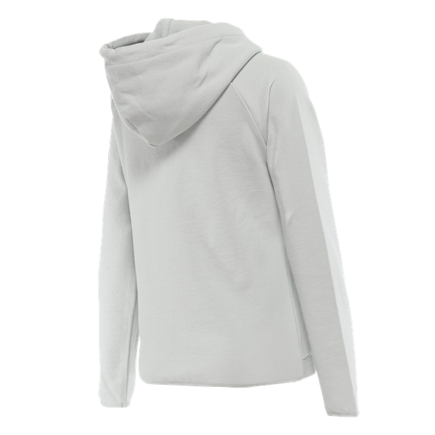 Dainese Fade Lady Hoodie - Glacier-Gray/Dark-Gray/Red
