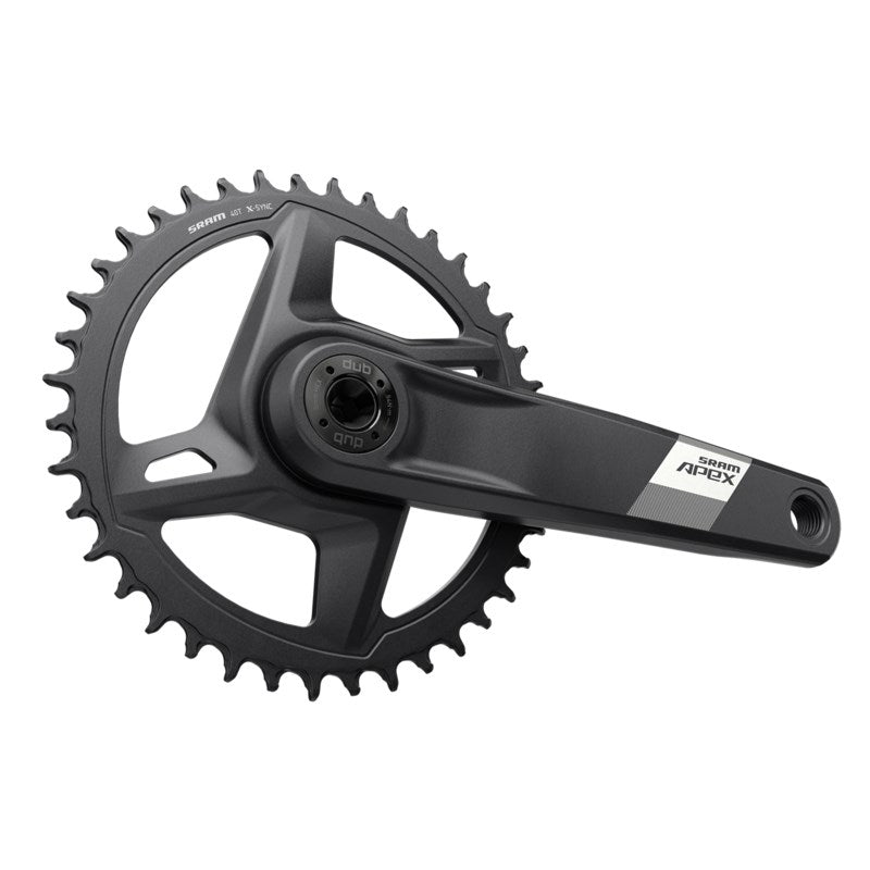 SRAM Crankset Apex 1x Wide D1 DUB 165 DM 40T Aluminum (BB not included)