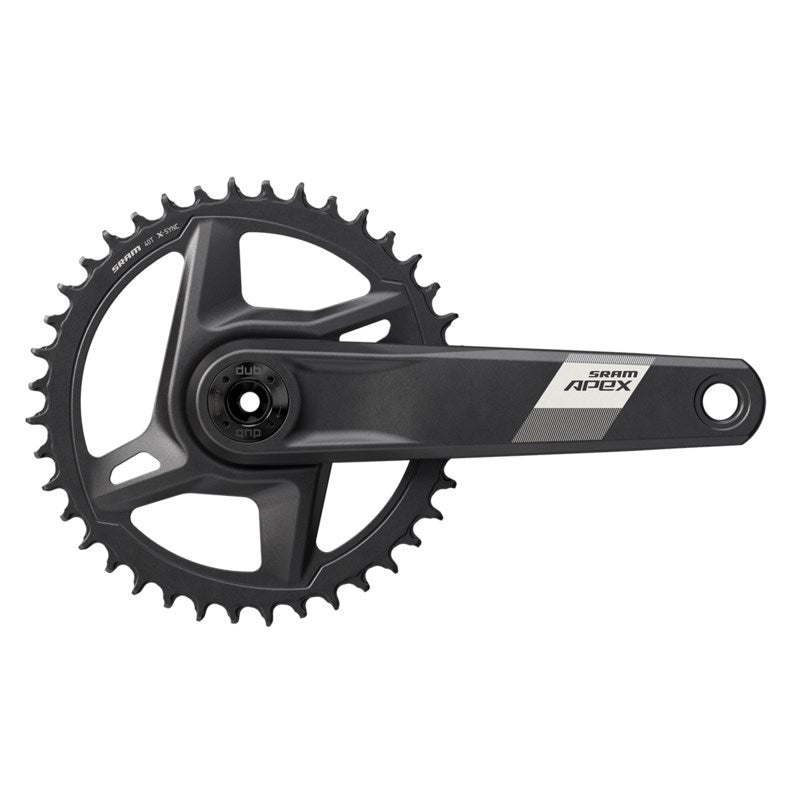 SRAM Crankset Apex 1x Wide D1 DUB 172.5 DM 40T Aluminum (BB not included)