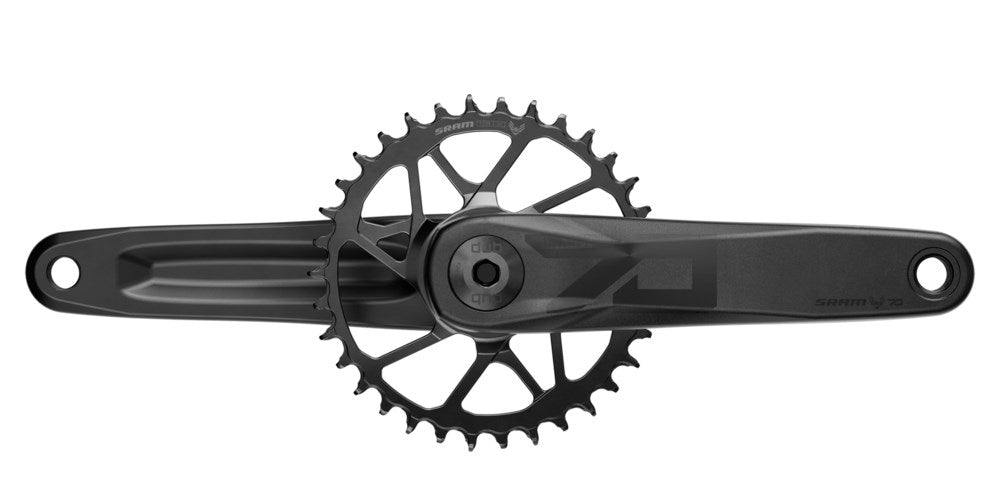 SRAM Crankset Eagle 70 CL55 DUB MTB Wide 165mm Black 2-guards 32t Steel T-Type (BB and BB DUB spacers are not included)