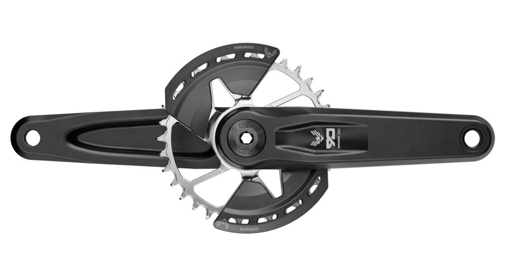 SRAM Crankset Eagle 90 Q174 CL55 DUB MTB Wide 155mm Black 2-guards 32t Steel T-Type (BB and BB DUB spacers are not included)