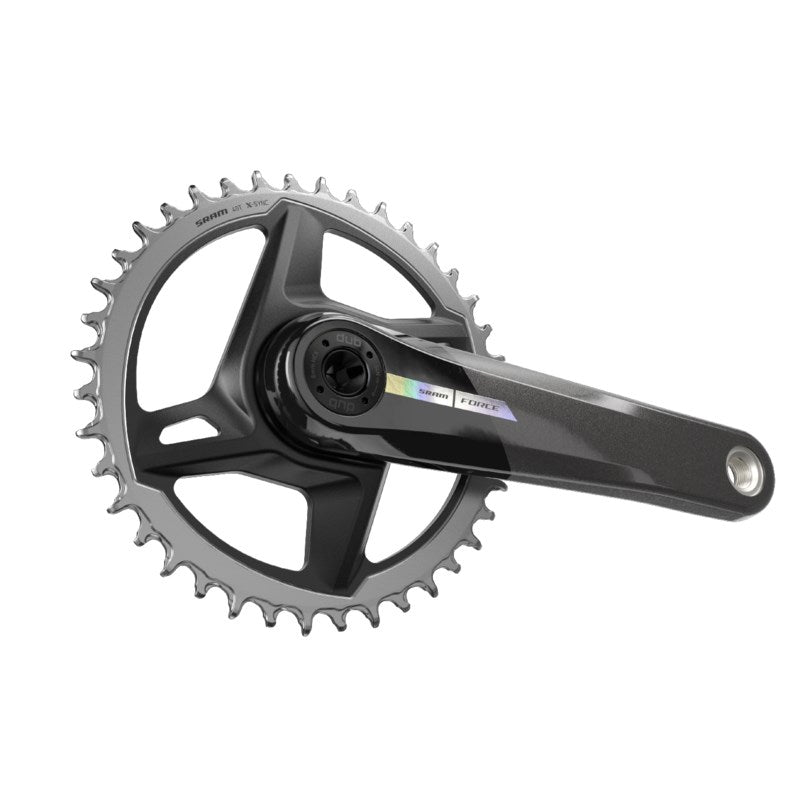 SRAM Crankset Force 1x D2 DUB - Unicorn Grey w/Laser Foil - 172.5mm DM 40T (BB not included)