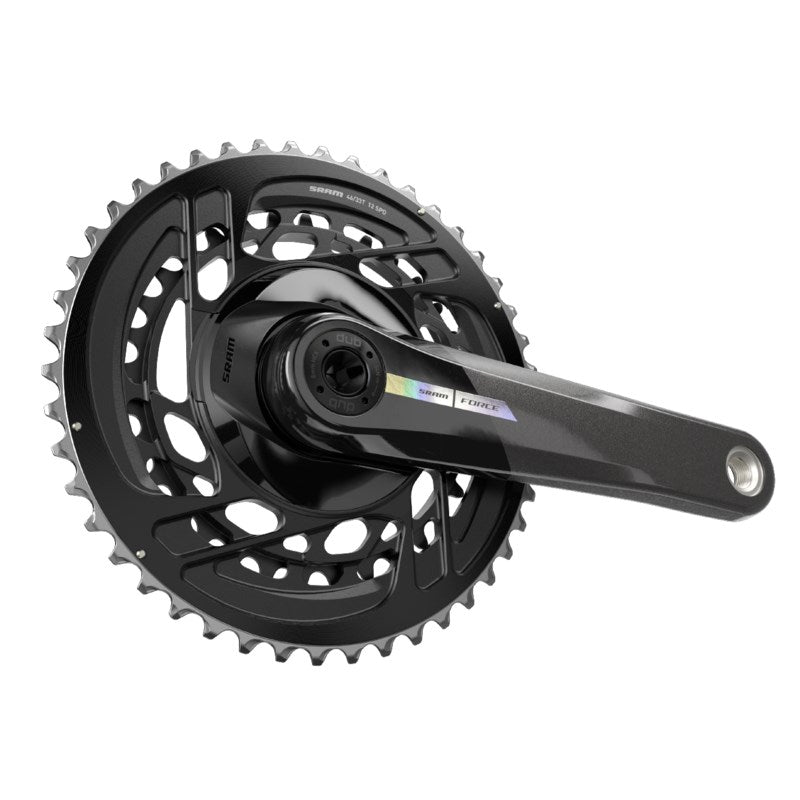 SRAM Crankset Force D2 DUB - Unicorn Grey w/Laser Foil - 172.5mm DM 4633T (BB not included)