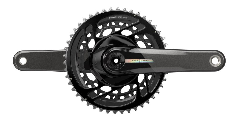 SRAM Crankset Force D2 DUB - Unicorn Grey w/Laser Foil - 172.5mm DM 4835T (BB not included)