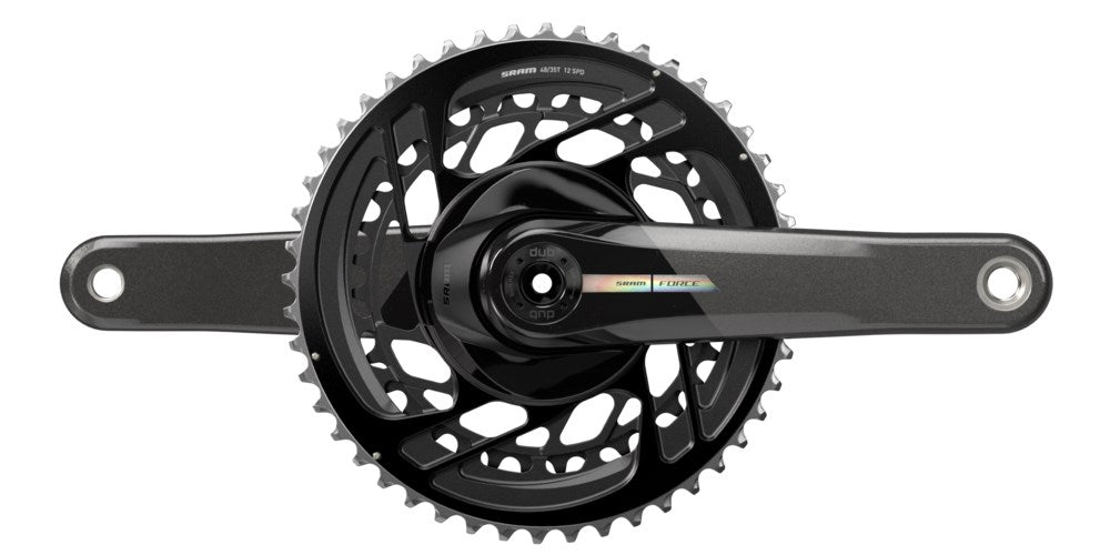 SRAM Crankset Force D2 DUB - Unicorn Grey w/Laser Foil - 175mm DM 4633T (BB not included)