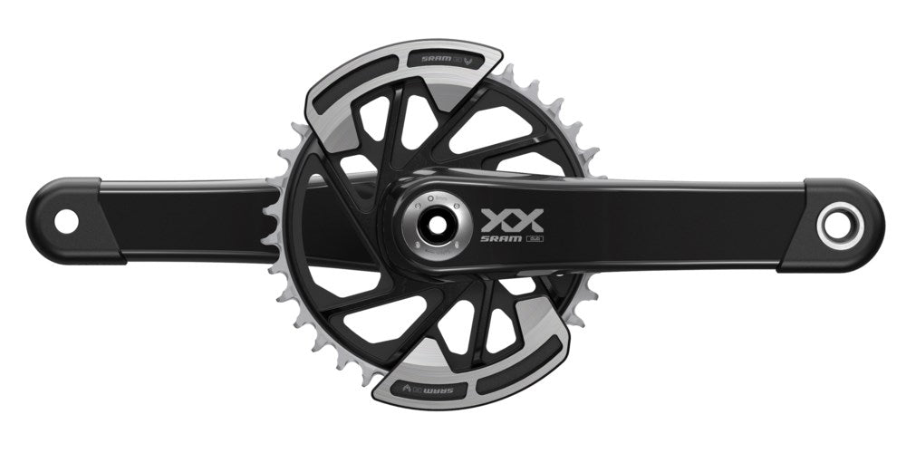 SRAM Crankset XX Eagle Q174 CL55 DUB MTB Wide 165mm Black 2-guards 32t T-Type (BB and BB DUB spacers are not included)