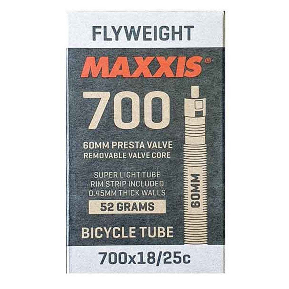 Maxxis Flyweight Tube 700 x 18/25C PV60 Presta Valve