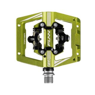 FUNN Mamba S SPD Clipless MTB Double Sided Pedal Pair - Wasabi