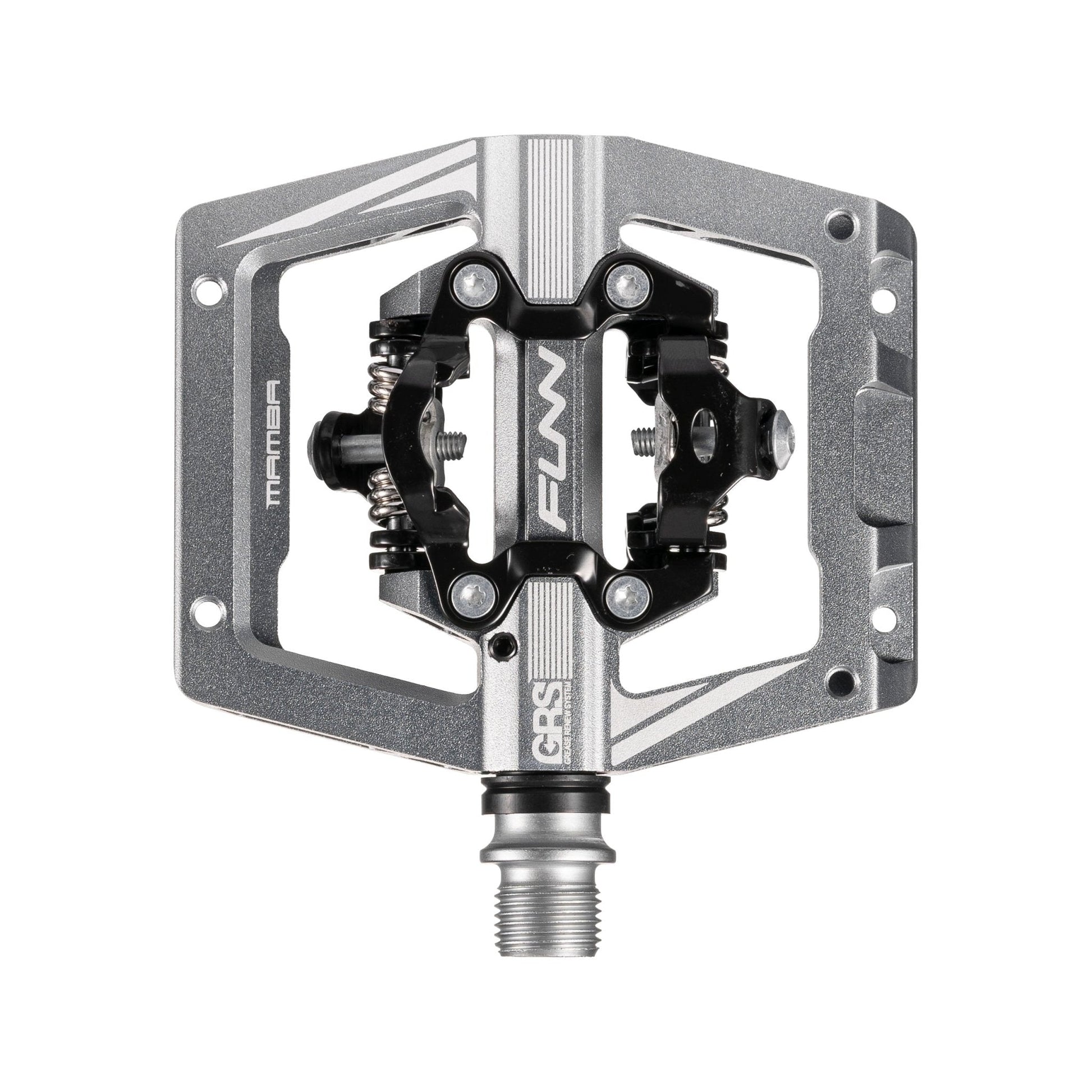 FUNN Mamba S SPD Clipless MTB Double Sided Pedal Pair - Grey