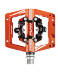 FUNN Mamba S SPD Clipless MTB Double Sided Pedal Pair - Orange