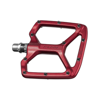 FUNN Python V2 Flat MTB Alloy Pedals - Red