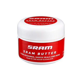 SRAM GREASE SRAM BUTTER 1OZ CONTAINER - FRICTION REDUCING GREASE BY SLICKOLEUM - DOUBLE TIME HUB PAWLS - FORKS & REVERB SERVICE