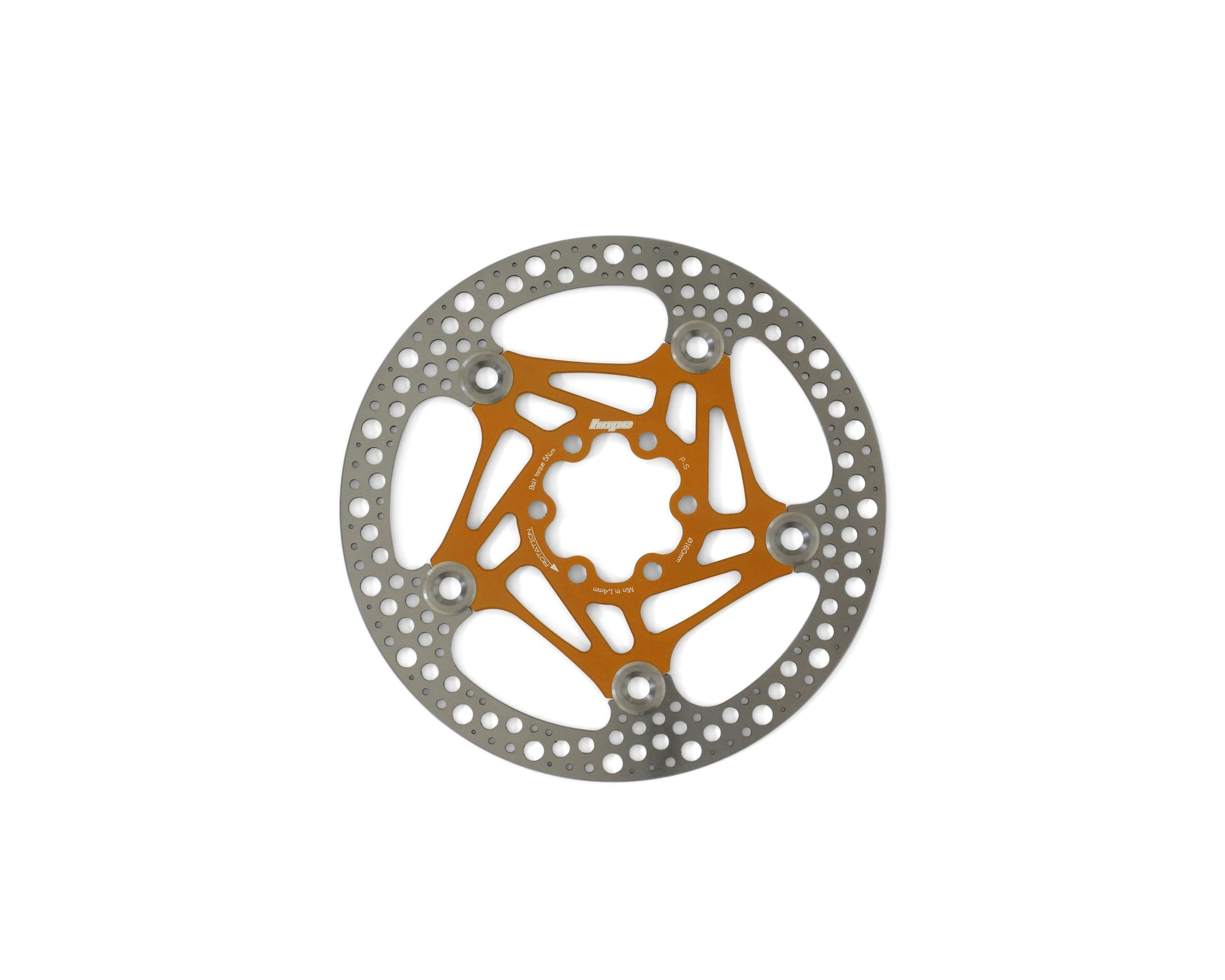 Hope Road Rotor Floating - 160mm Orange