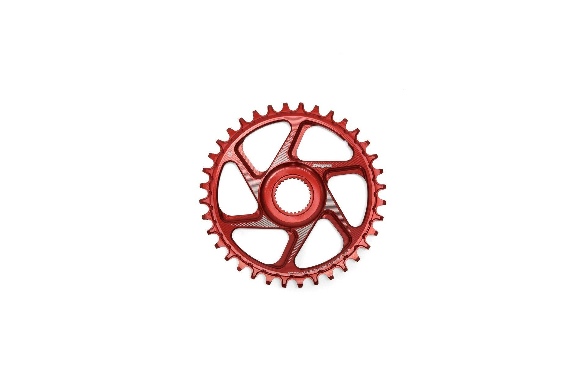 Hope R22 E-Bike Chainring Boost - 36 Teeth Red