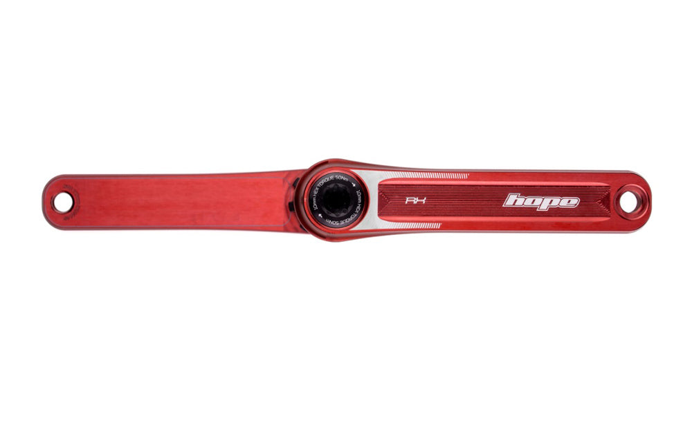 Hope Crankset RX No Spider - 172.5mm Red