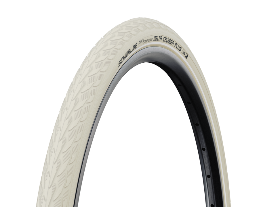 Schwalbe Delta Cruiser Plus 700 x 35C Puncture Protection Guard Reflective Creme