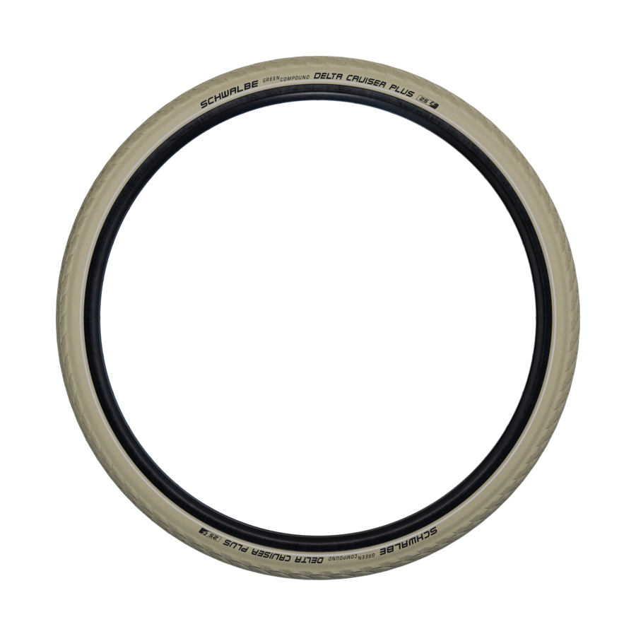 Schwalbe Delta Cruiser Plus 700 x 35C Puncture Protection Guard Reflective Creme