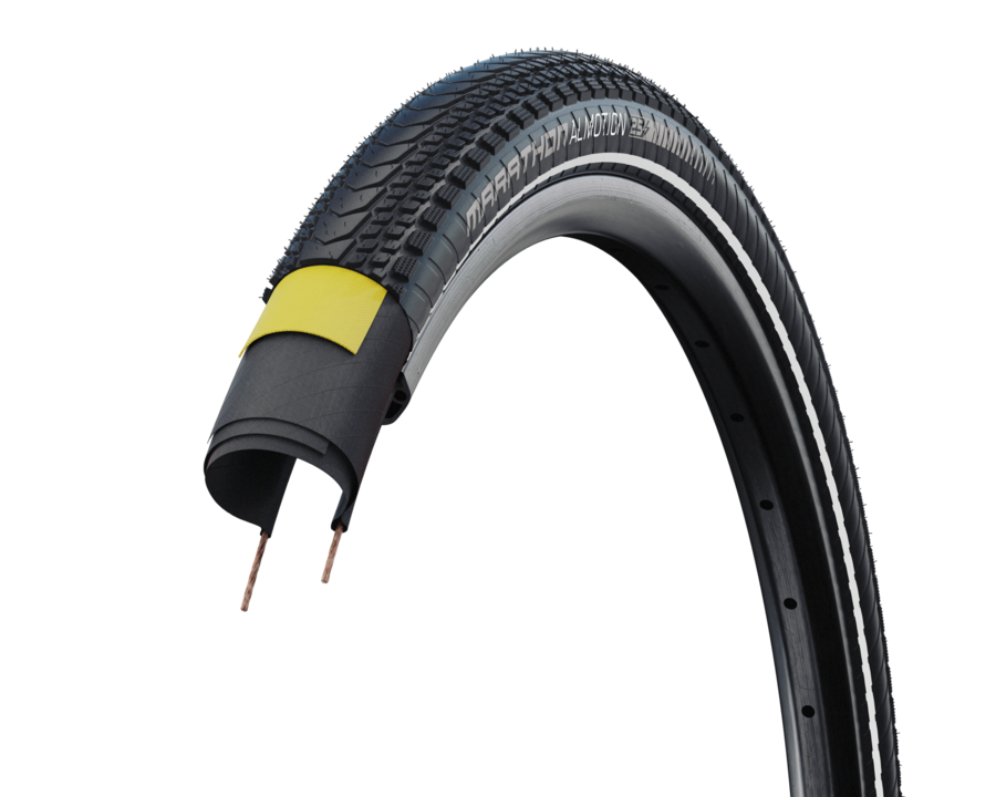 Schwalbe Marathon Almotion 27.5 x 2.15 V-Guard Addix Performance Compound Evolution line TUBE TYPE