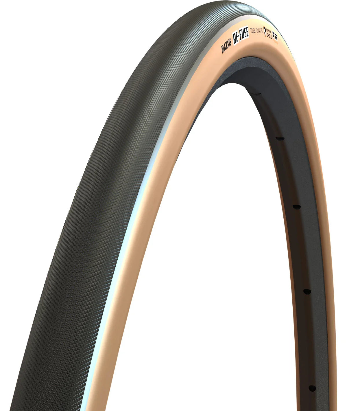 Maxxis Refuse 700 x 40 Folding Bead 60 TPI MaxxShield TR Bicycle Tyre - Tanwall