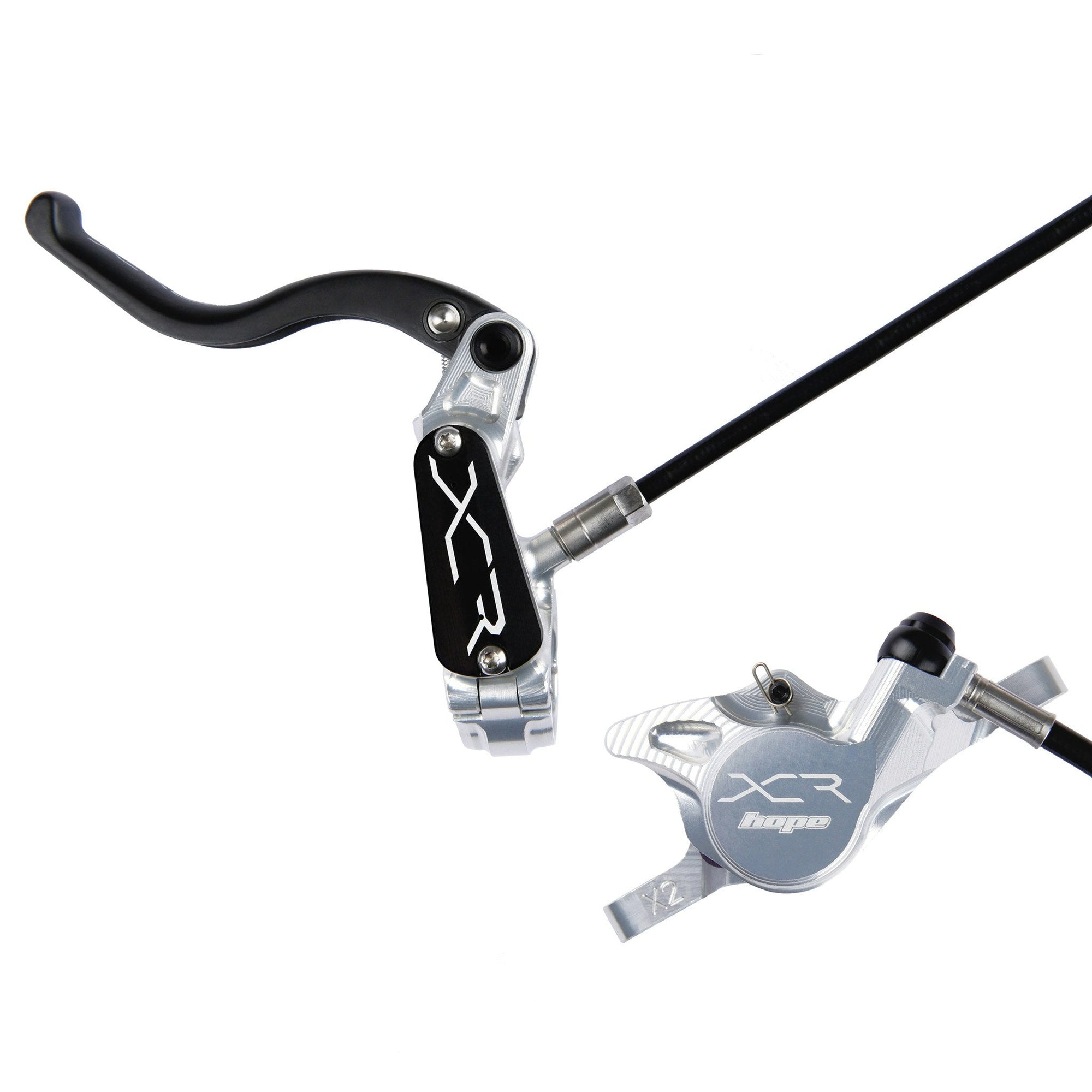 Hope XCT X2 Brake Rear Black Cable - Silver
