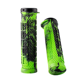 RYFE Bossa Lock-On Grips Pair 30mm Diameter - Black/Green