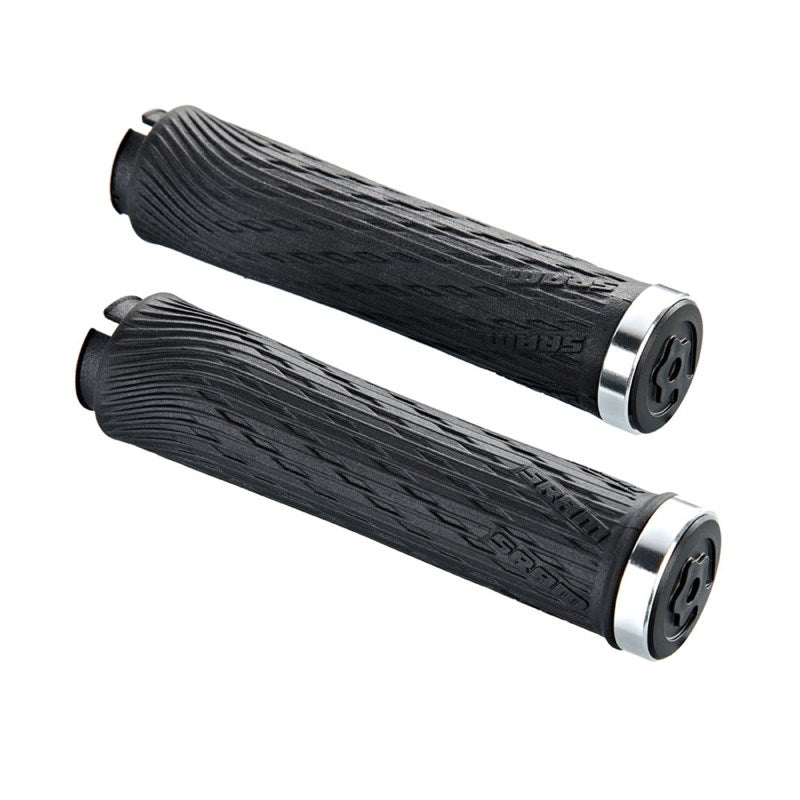 SRAM Locking Grips for Grip Shift Integrated 100mm with Black Clamps and End Plug