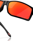 Oakley Gibston XL Matte Black Ink Frame Sunglasses With Prizm Ruby Polarised Lens