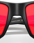 Oakley Gibston XL Matte Black Ink Frame Sunglasses With Prizm Ruby Polarised Lens
