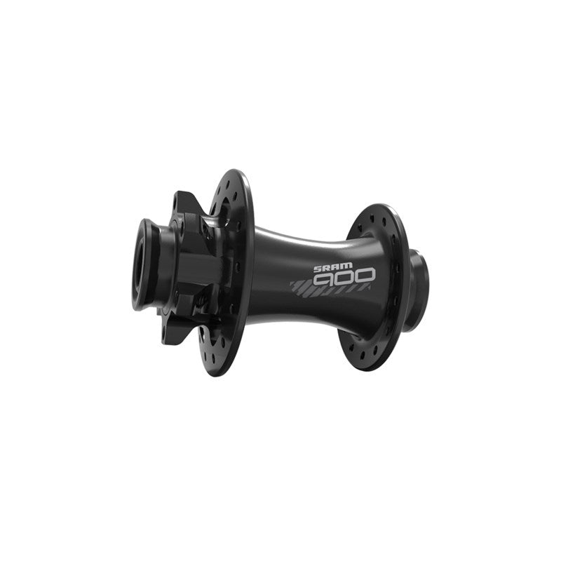 SRAM MTB Hub 900 Front 32H 6-Bolt Disc Black  - 15x110mm Boost Compatible (includes 21mm standard &amp; 31mm RockShox Torque through axle caps) - A1